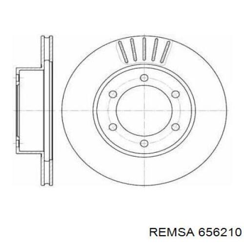 656210 Remsa диск гальмівний передній