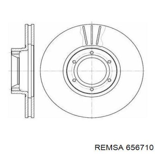 Диск переднього гальма Remsa 656710 ціна, від 36.48 USD