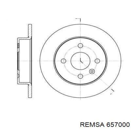 Задні дискові гальма Remsa 657000 ціна, від 23.79 USD