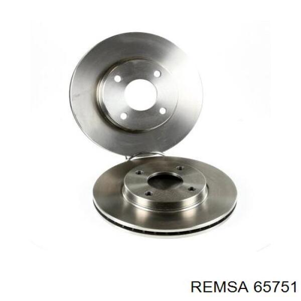 65751 Remsa диск гальмівний передній