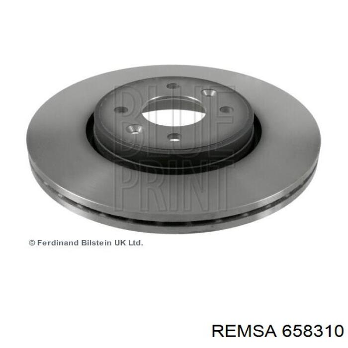 658310 Remsa диск гальмівний передній