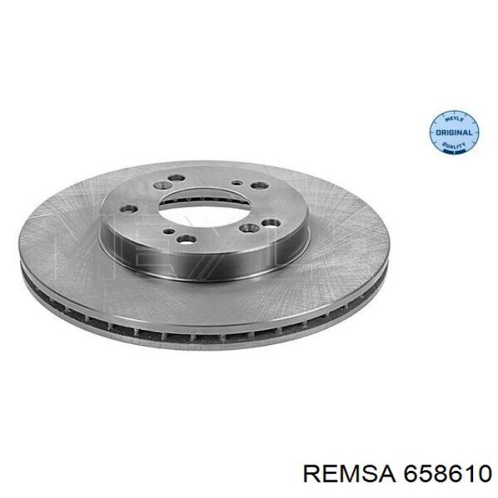 658610 Remsa диск гальмівний передній