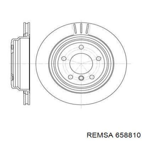 Купити 658810 Remsa Диск заднього гальма