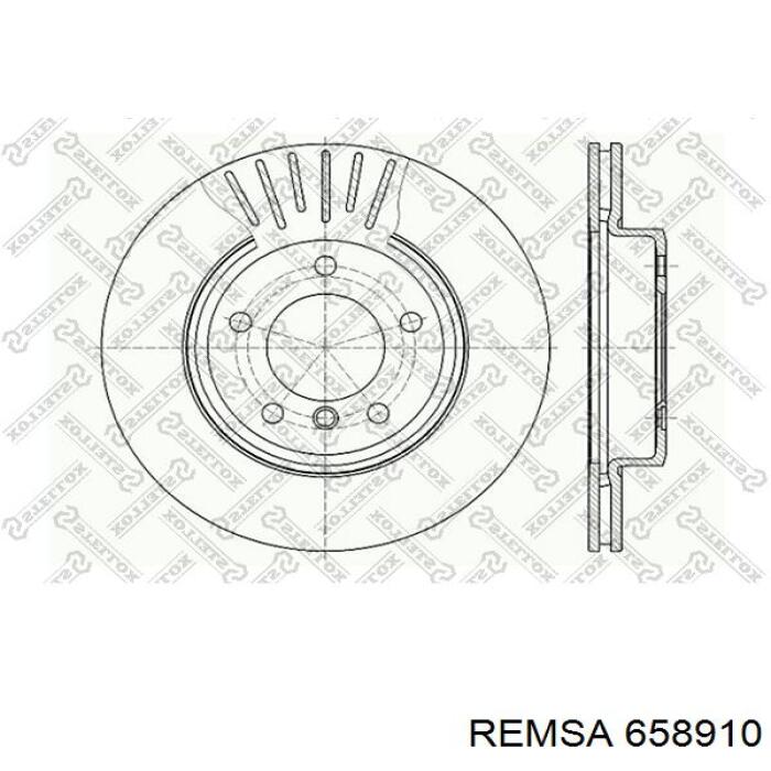 658910 Remsa Гальмо дискове переднє