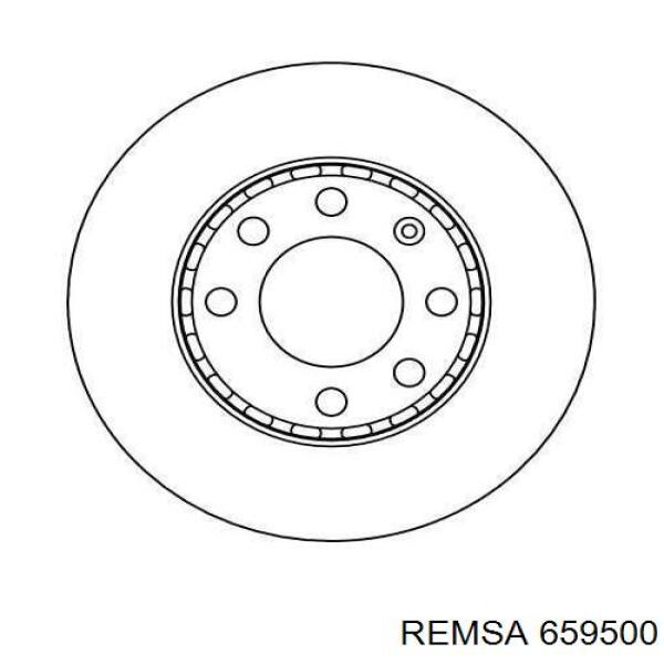659500 Remsa диск гальмівний передній