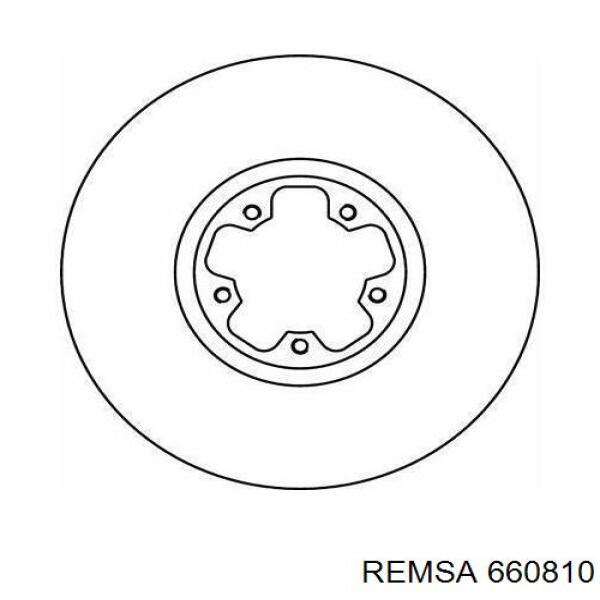 Диск переднього гальма Remsa 660810 ціна, від 41.81 USD