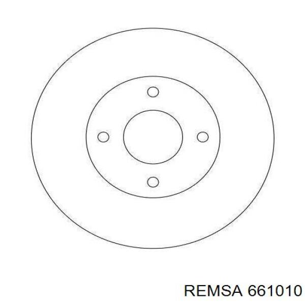Диск гальмівний передній Remsa 661010