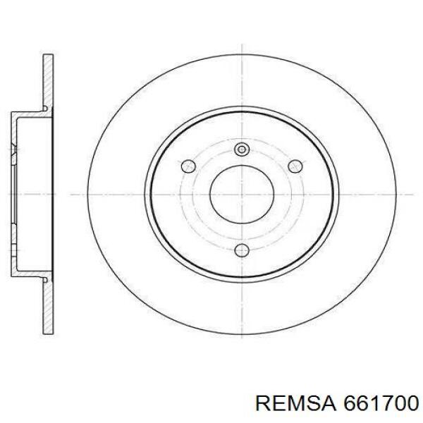 Купити 661700 Remsa Ротор гальмівний