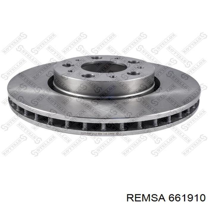 Диск переднього гальма Remsa 661910 ціна, від 47.73 USD