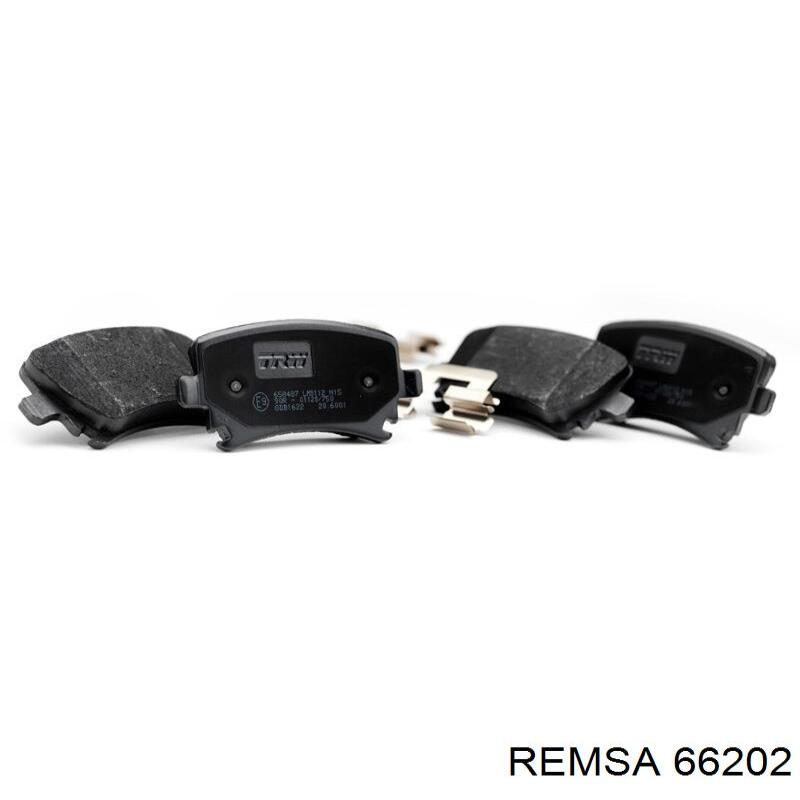 66202 Remsa колодки гальмівні передні, дискові