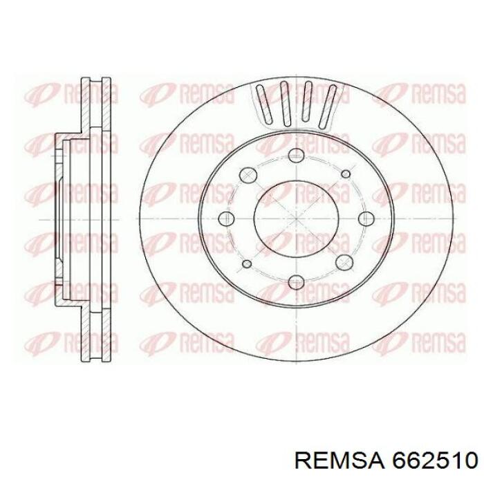 662510 Remsa Гальмо дискове переднє