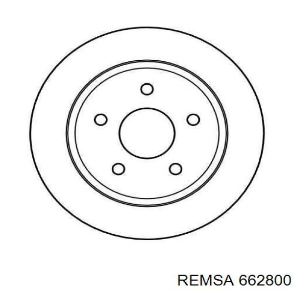 Гальмівні диски 662800 Remsa