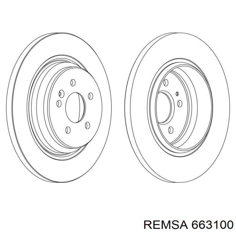 Задні дискові гальма Remsa 663100 ціна, від 51.77 USD