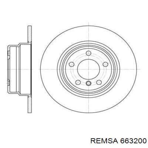 663200 Remsa Дискові гальма