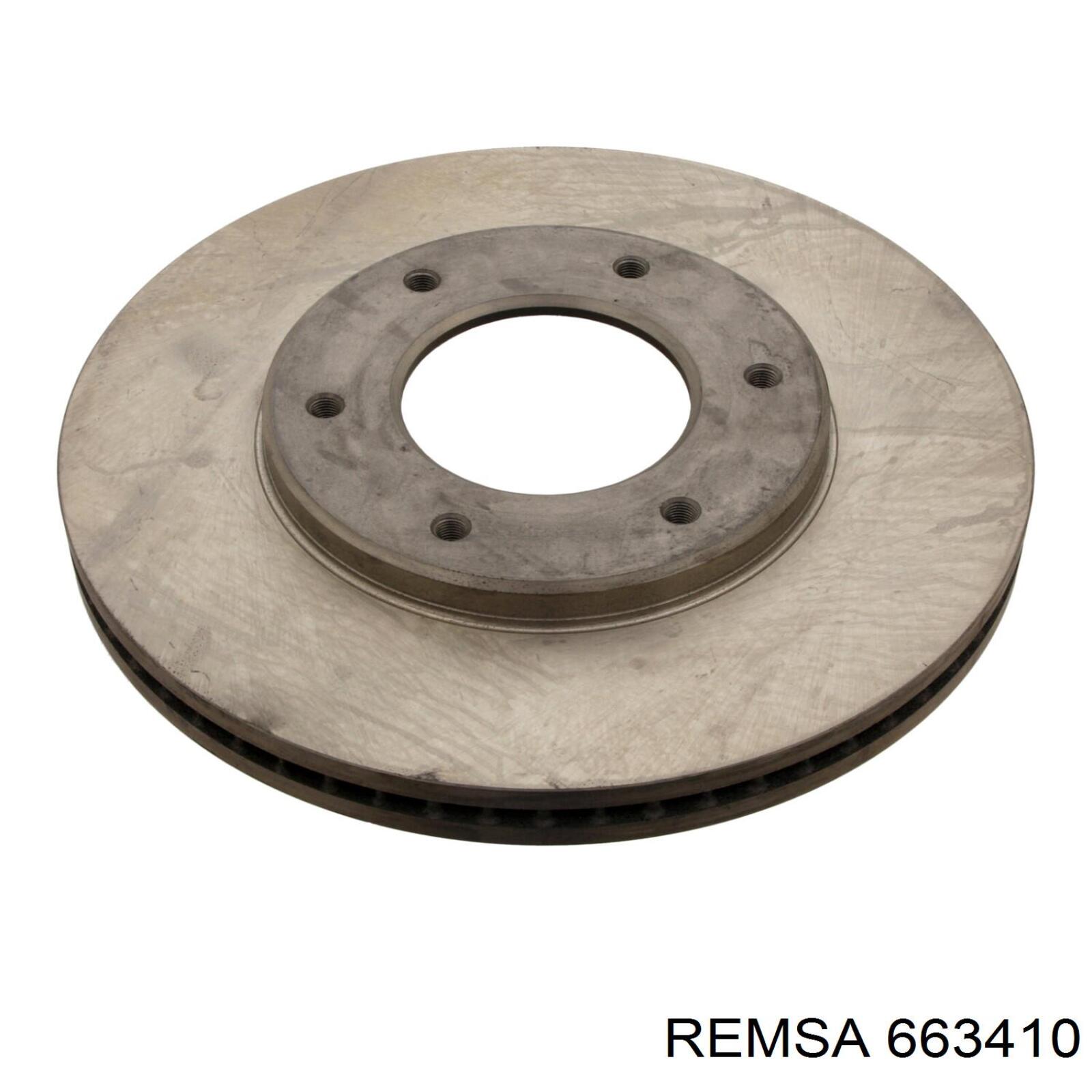 Диск переднього гальма Remsa 663410 ціна, від 46.11 USD