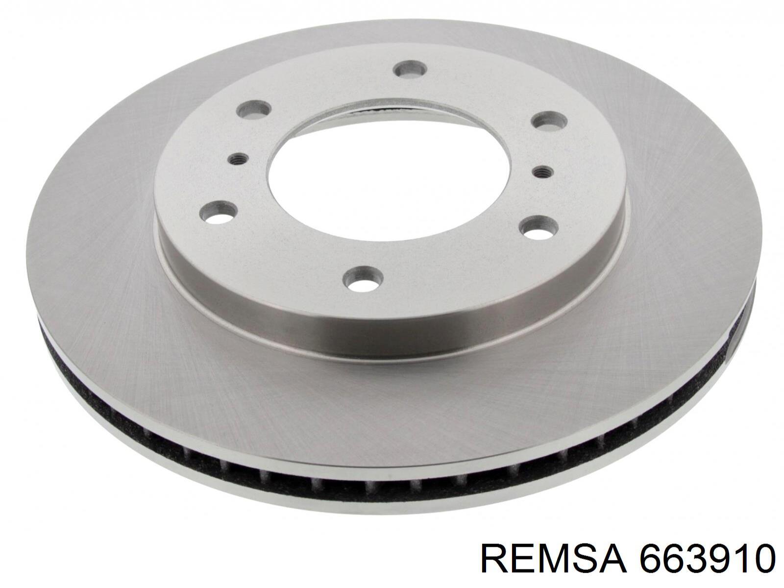 663910 Remsa Гальмо дискове переднє
