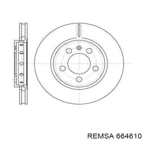 Задні дискові гальма Remsa 664610 ціна, від 28.74 USD