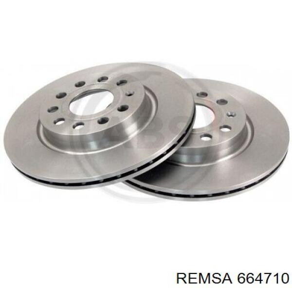 Диск гальмівний передній Remsa 664710