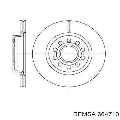 664710 Remsa Гальмо дискове переднє