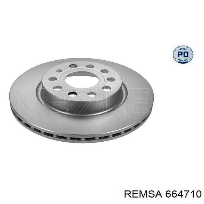 Диск переднього гальма Remsa 664710 ціна, від 35.24 USD