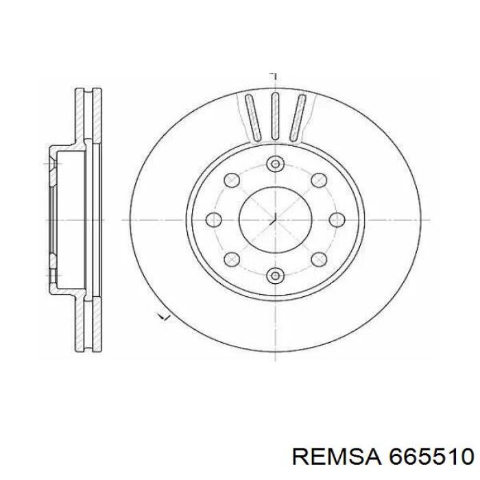Купити 665510 Remsa Ротор гальмівний