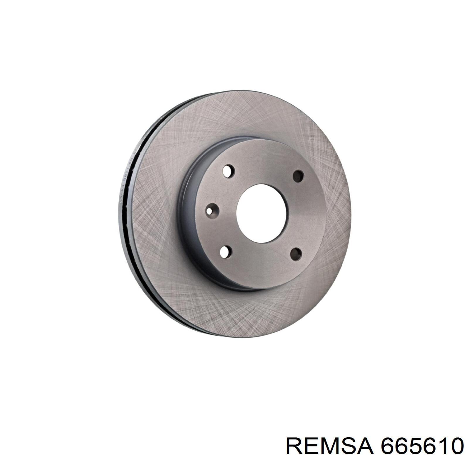 Диск гальмівний передній Remsa 665610