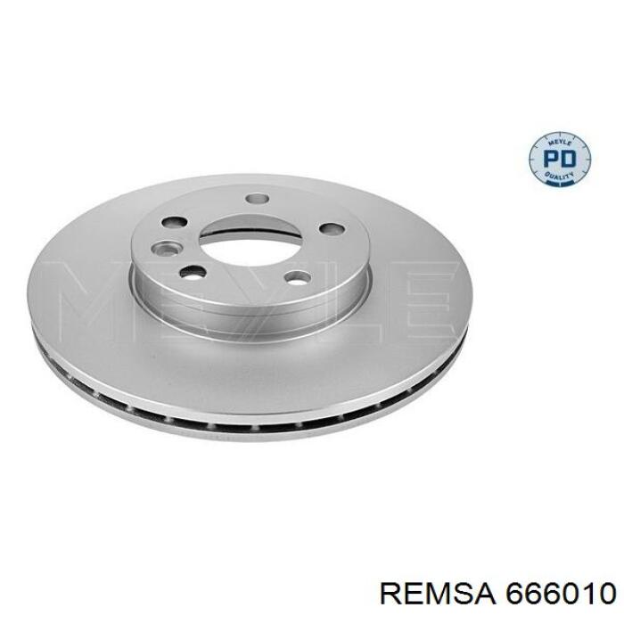 Диск гальмівний передній Remsa 666010