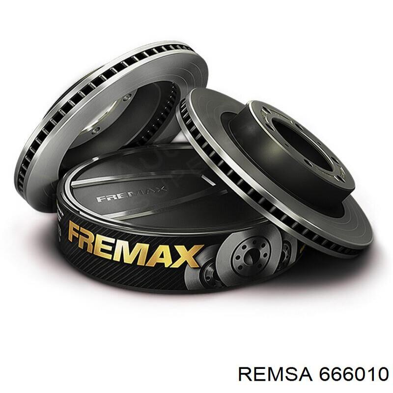 Диск переднього гальма Remsa 666010 ціна, від 51.27 USD