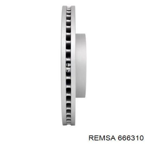 666310 Remsa Гальмо дискове переднє