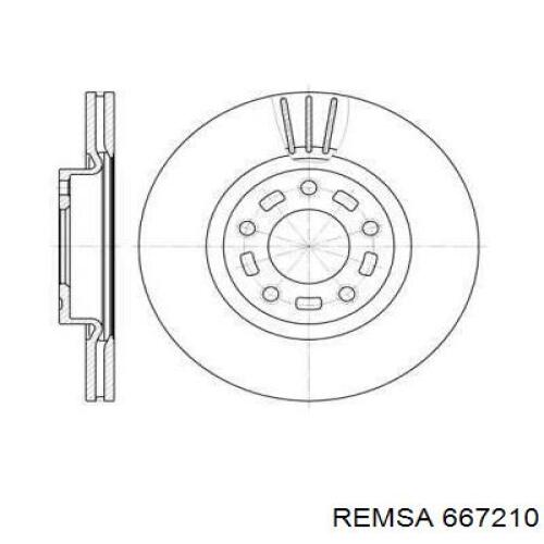 Купити 667210 Remsa Ротор гальмівний