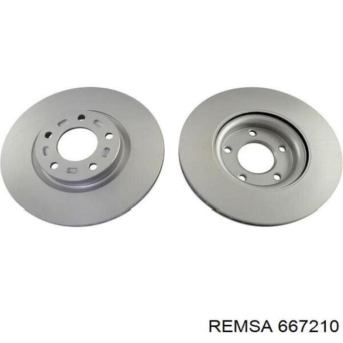 Диск переднього гальма Remsa 667210 ціна, від 53.95 USD