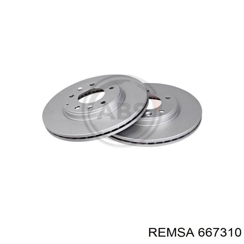 Диск гальмівний передній Remsa 667310