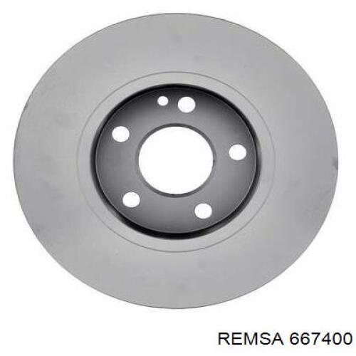 Диск гальмівний передній Remsa 667400