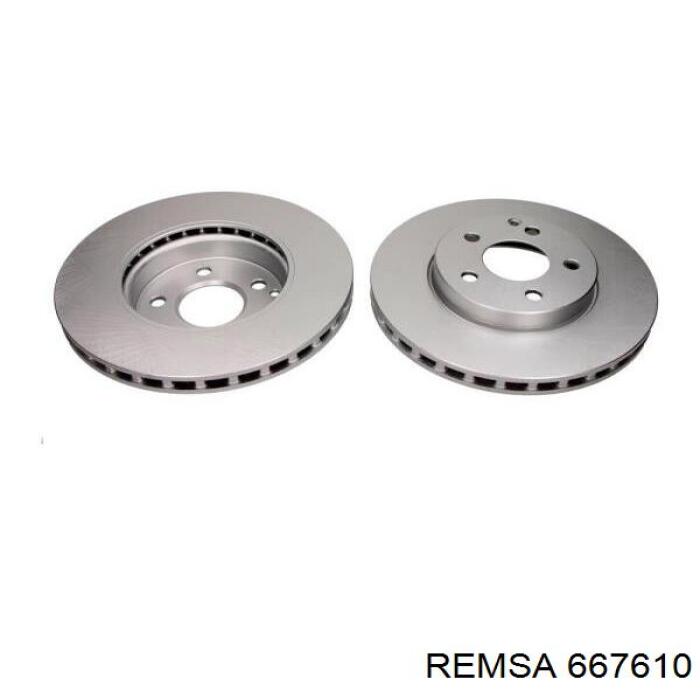 Диск гальмівний передній Remsa 667610