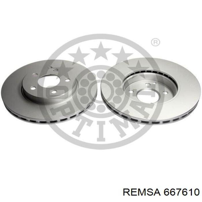 Диск переднього гальма Remsa 667610 ціна, від 53.88 USD