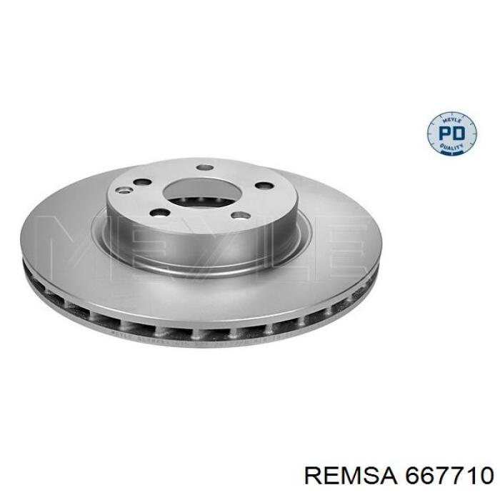Диск гальмівний передній Remsa 667710