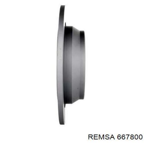Диск гальмівний задній Remsa 667800
