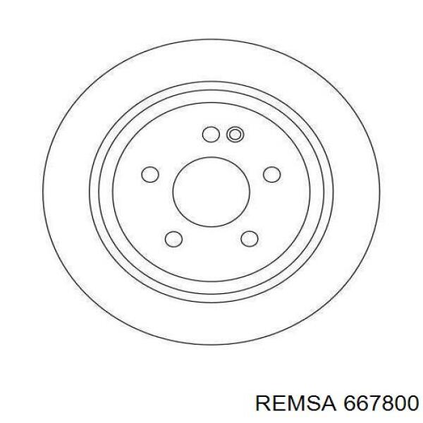 667800 Remsa Дискові гальма