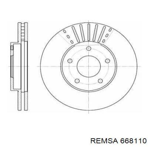 Купити 668110 Remsa Ротор гальмівний