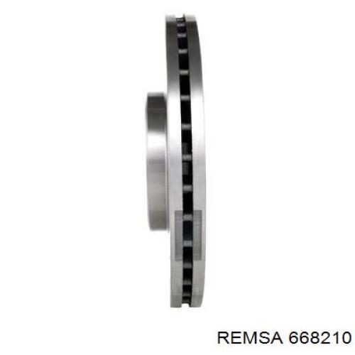Диск гальмівний передній Remsa 668210