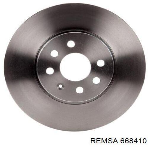 Диск гальмівний передній Remsa 668410