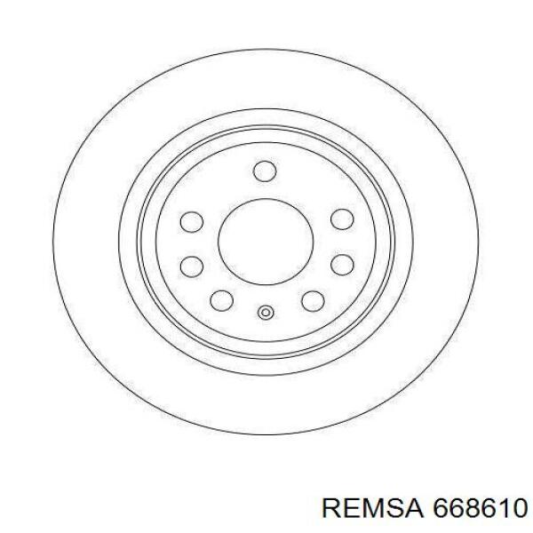 Задні дискові гальма Remsa 668610 ціна, від 38.79 USD