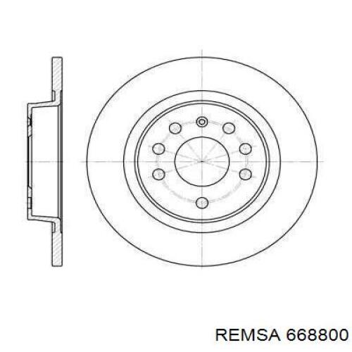 Задні дискові гальма Remsa 668800 ціна, від 31.37 USD