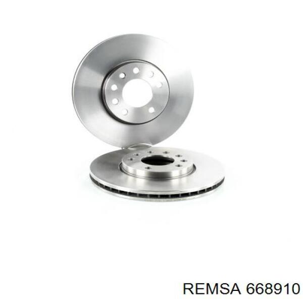 Диск переднього гальма Remsa 668910 ціна, від 42.43 USD
