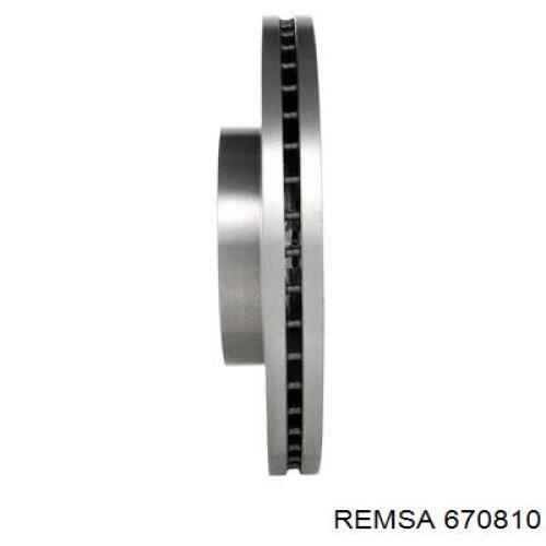 670810 Remsa Гальмо дискове переднє
