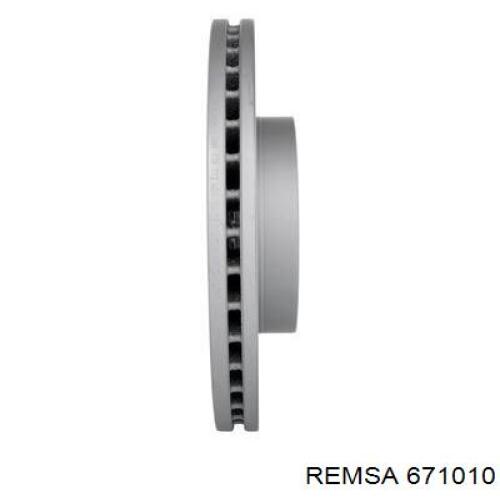 Гальмівні диски передні 671010 Remsa