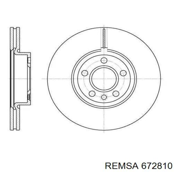 Купити 672810 Remsa Ротор гальмівний