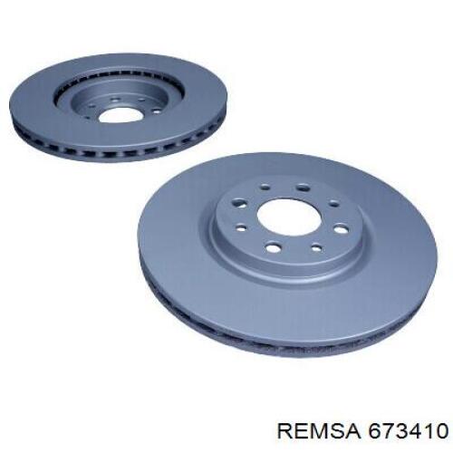 673410 Remsa диск гальмівний передній
