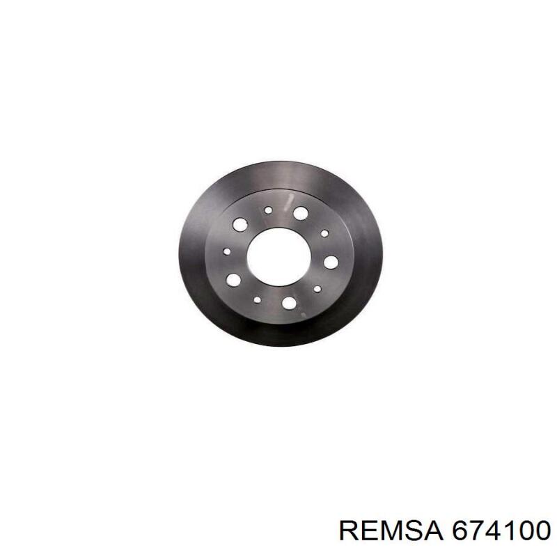 Диск гальмівний задній Remsa 674100