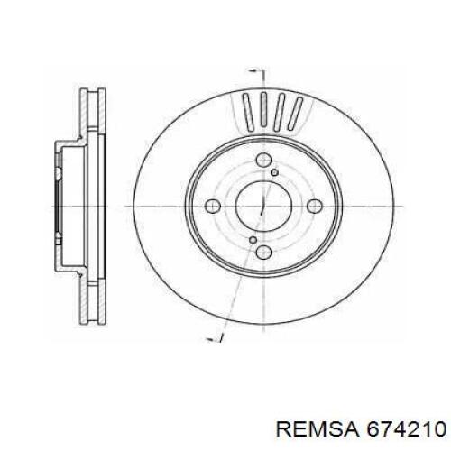 Купити 674210 Remsa Ротор гальмівний